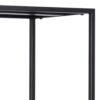 NEWCASTLE Tall Bookcase with 5 Shelves in Matt Black Powder-Coated Steel - Image 7