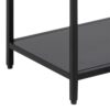 NEWCASTLE Tall Bookcase with 5 Shelves in Matt Black Powder-Coated Steel - Image 9