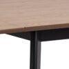 ROXBY Extending Dining Table 80-120cm in Oak & Black - Image 7