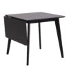ROXBY Extending Dining Table 80-120cm in Black