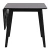 ROXBY Extending Dining Table 80-120cm in Black - Image 2