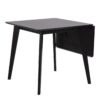 ROXBY Extending Dining Table 80-120cm in Black - Image 3