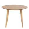 ROXBY Oak Round Dining Table 105 cm - Image 2