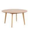 ROXBY Round Dining Table 140cm in Oak