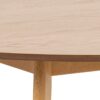 ROXBY Round Dining Table 140cm in Oak - Image 6