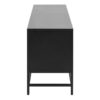 NEWCASTLE 3 Doors Sideboard in Matt Black Powder-Coated Steel - Image 3