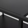 NEWCASTLE Serving Trolley in Matt Black Powder-Coated Steel - Image 10