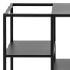 NEWCASTLE Serving Trolley in Matt Black Powder-Coated Steel - Image 8