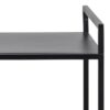 NEWCASTLE Serving Trolley in Matt Black Powder-Coated Steel - Image 9