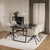 NEWCASTLE Low 2 Doors Display Cabinet in Matt Black Powder-Coated Steel - Image 7
