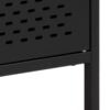 NEWCASTLE 3 Doors Raised Sideboard in Matt Black Powder-Coated Steel - Image 7