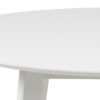 ROXBY Round Dining Table 105cm in White - Image 4