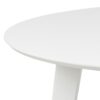 ROXBY Round Dining Table 105cm in White - Image 6