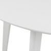 ROXBY Round Dining Table 105cm in White - Image 7