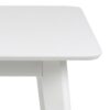 ROXBY Square Dining Table in White - Image 5