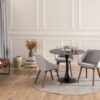MALTA Round Dining Table in Black - Image 4