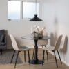 MALTA Round Dining Table in Black - Image 3