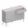SOFTLINE 4+4 Wide Chest in Black - Image 5