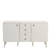 SOFTLINE Sideboard with 2 Doors & 4 Drawers in White - Image 2
