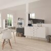 SOFTLINE Sideboard with 2 Doors & 4 Drawers in White - Image 5