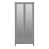 TROMSO Wardrobe with 2 Mirror Doors & 1 Drawer in Folkestone Grey - Image 2