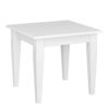 VENICE Side Table in Pure White