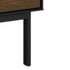 SOMA Sideboard with 2 Doors 3 Drawers in Granulated Black & Brush Espresso - Image 7