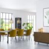 SOMA Sideboard with 4 Doors in Granulated Black & Brushed Espresso - Image 7