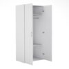 SPACE Package inc. Bedside, Chest & Wardrobe in White - Image 11
