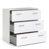 SPACE Package inc. Bedside, Chest & Wardrobe in White - Image 7
