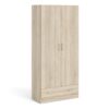SPACE Package inc. Bedside, Chest & Wardrobe in Oak - Image 10