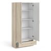 SPACE Package inc. Bedside, Chest & Wardrobe in Oak - Image 11