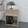 SPACE Package inc. Bedside, Chest & Wardrobe in Oak - Image 4