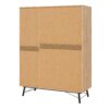RY Wardrobe with 3 Doors & 3 Drawers in Jackson Hickory Oak - Image 4