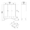 RY Wardrobe with 3 Doors & 3 Drawers in Jackson Hickory Oak - Image 9