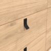 RY Wide Double Chest of 6 Drawers in Jackson Hickory Oak - Image 8