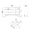 RY Wide Double Chest of 6 Drawers in Jackson Hickory Oak - Image 9