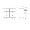 RY Double Chest of 6 Drawers in Jackson Hickory Oak - Image 10