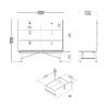 RY Double Chest of 6 Drawers in Jackson Hickory Oak - Image 9