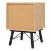 RY Bedside Cabinet with 2 Drawers in Jackson Hickory Oak - Image 4