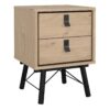 RY Package inc. Wardrobe 3 Doors 3 Drawers, Double Chest of 6 Drawers & Bedside Cabinet 2 Drawers in Jackson Hickory Oak - Image 2
