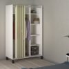 UPPSALA Open Mobile Wardrobe Unit in White - Image 6