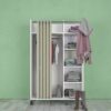 UPPSALA Open Mobile Wardrobe Unit in White - Image 7