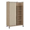 UPPSALA Open Mobile Wardrobe Unit in Jackson Hickory Oak