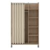 UPPSALA Open Mobile Wardrobe Unit in Jackson Hickory Oak - Image 2
