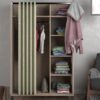 UPPSALA Open Mobile Wardrobe Unit in Jackson Hickory Oak - Image 6