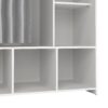 UPPSALA Open Wardrobe Unit in White - Image 5