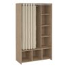 UPPSALA Open Wardrobe Unit in Jackson Hickory Oak