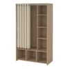 UPPSALA Open Wardrobe Unit in Jackson Hickory Oak - Image 3