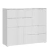 SIENNA Abstract Cabinet in White High Gloss